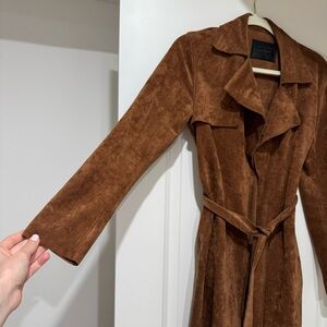 Blank NYC Brown Suede Coat